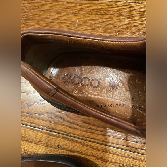 Ecco men’s brown shoes - size 43 - Picture 3 of 5